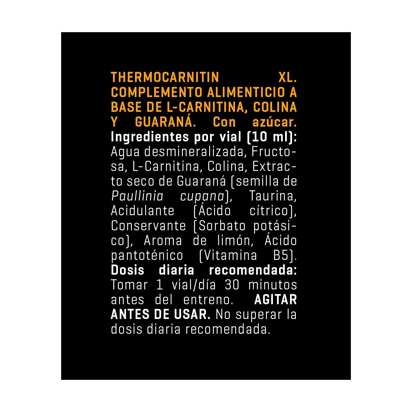 Thermocarnitin XL énergétique et brûle-graisses Powergym