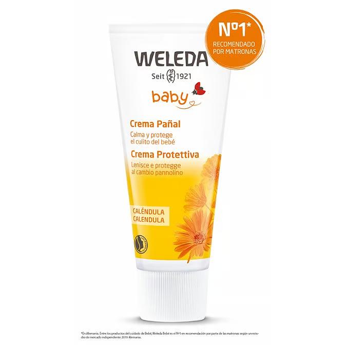 Confezione essenziale per neonati: shampoo e gel 200 ml + crema per pannolini 75 ml alla calendula Weleda