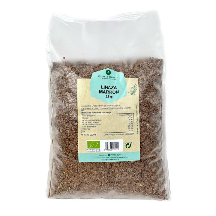Brauner Leinsamen ECO Planeta Huerto 2,5 kg