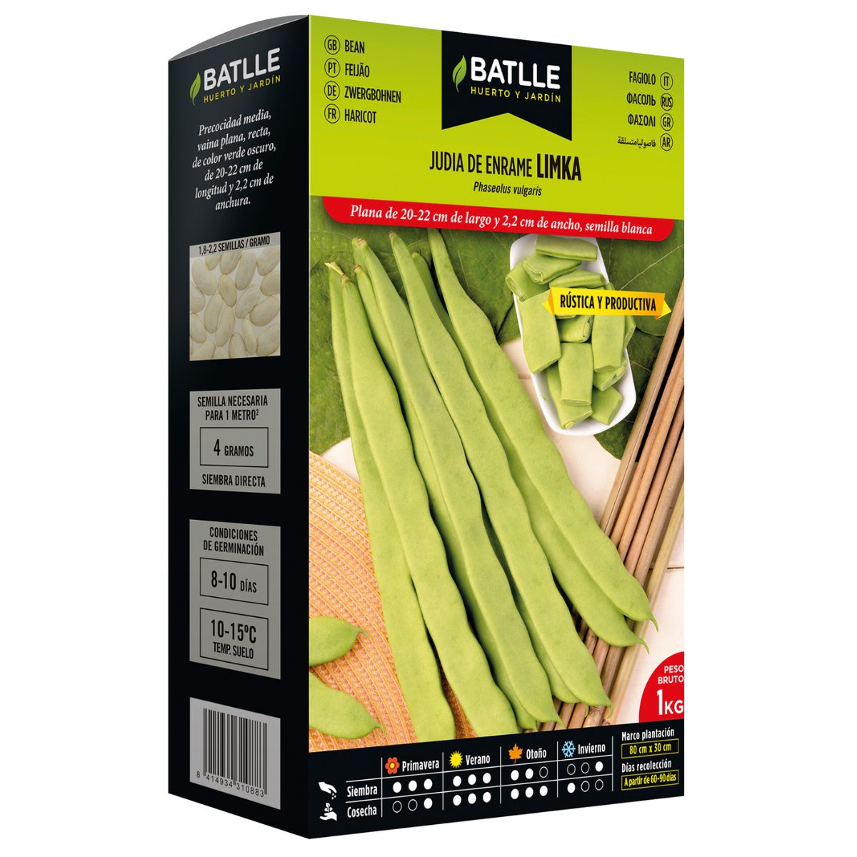 Graines de haricots plats Limka 100 g Batlle