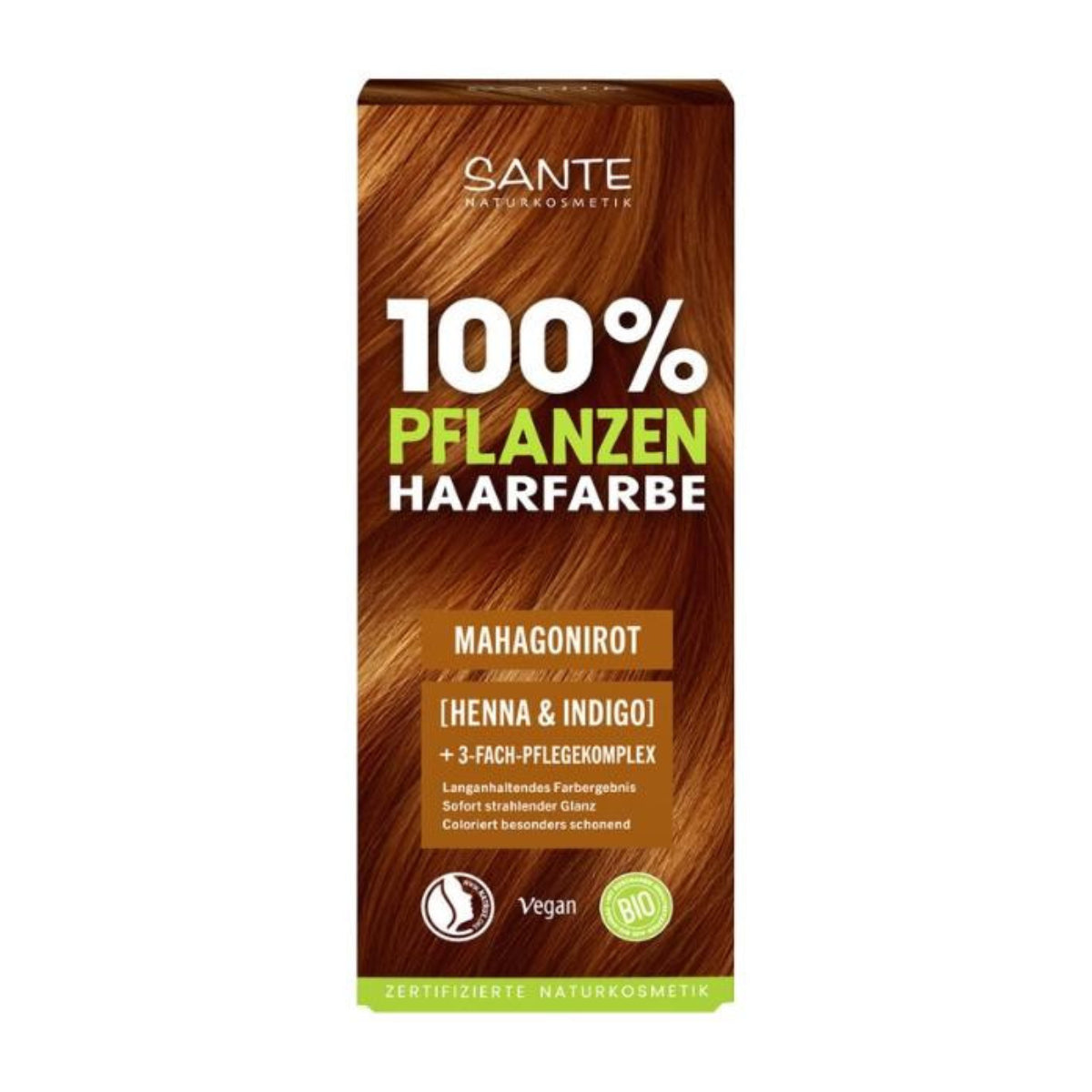 Barwnik roślinny 07 Mahogany Red Sante 100 g