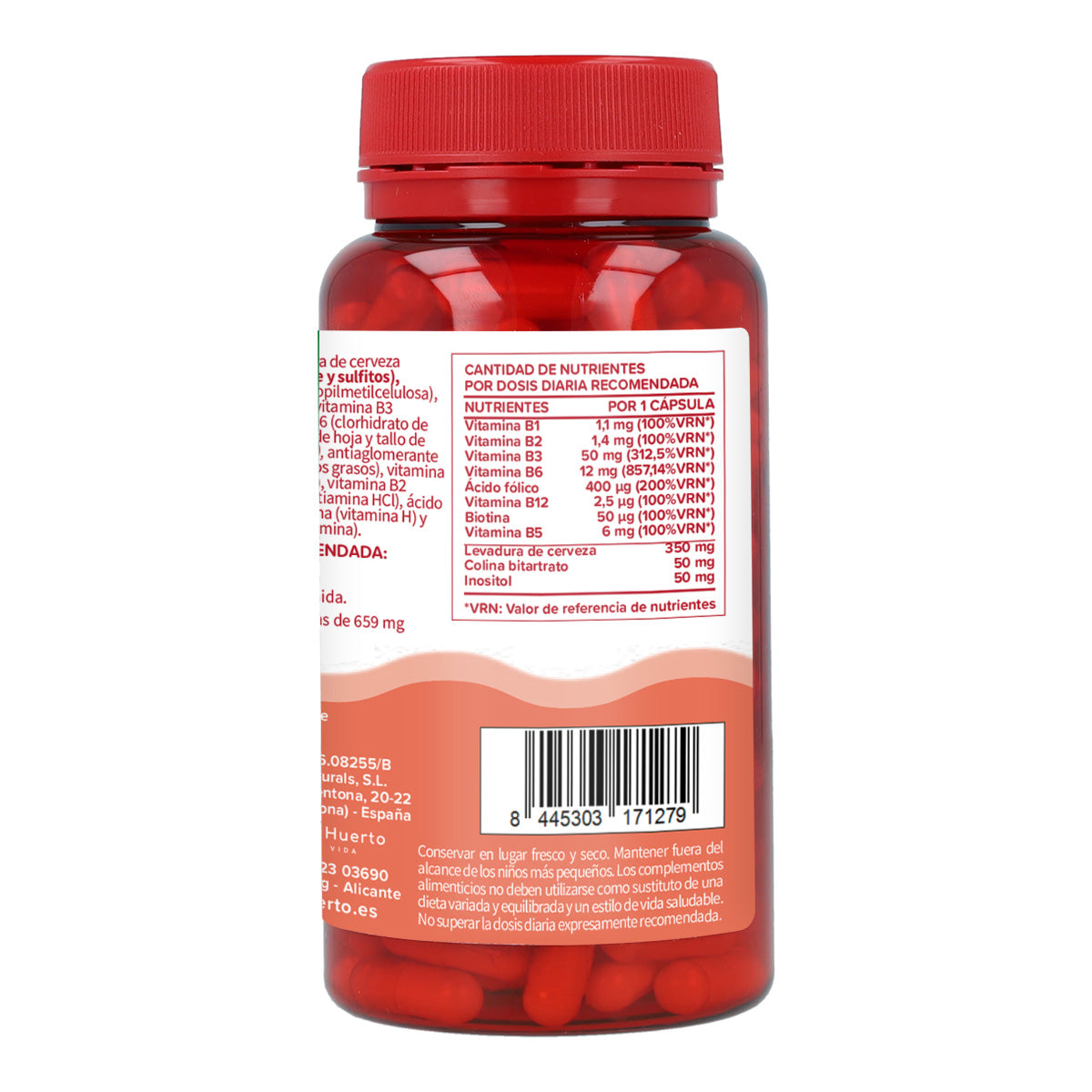 Vitamin B-komplex Planeta Huerto 60 kapslar