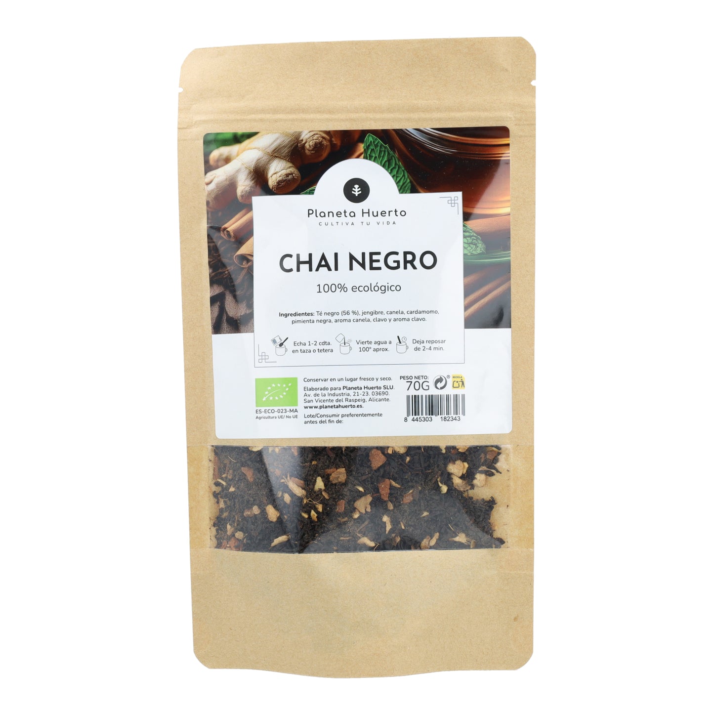 Black tea chai tea ECO Planeta Huerto 70g