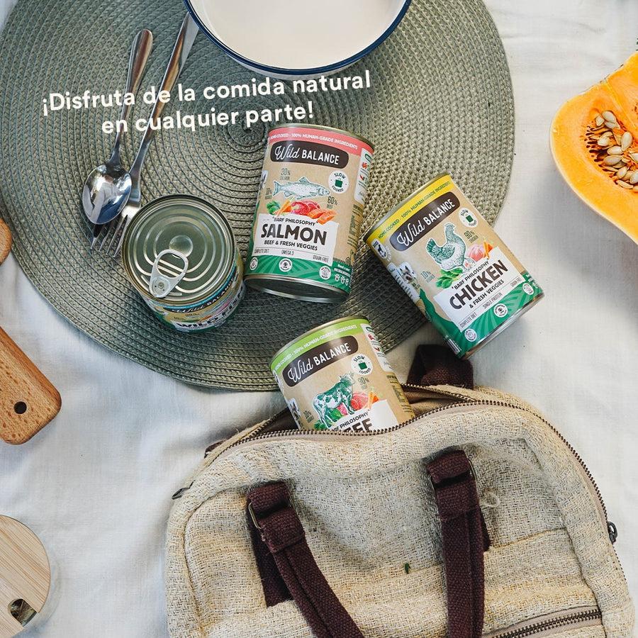 Wild Balance BARF Salmon and Beef Tin for Dogs 400 g