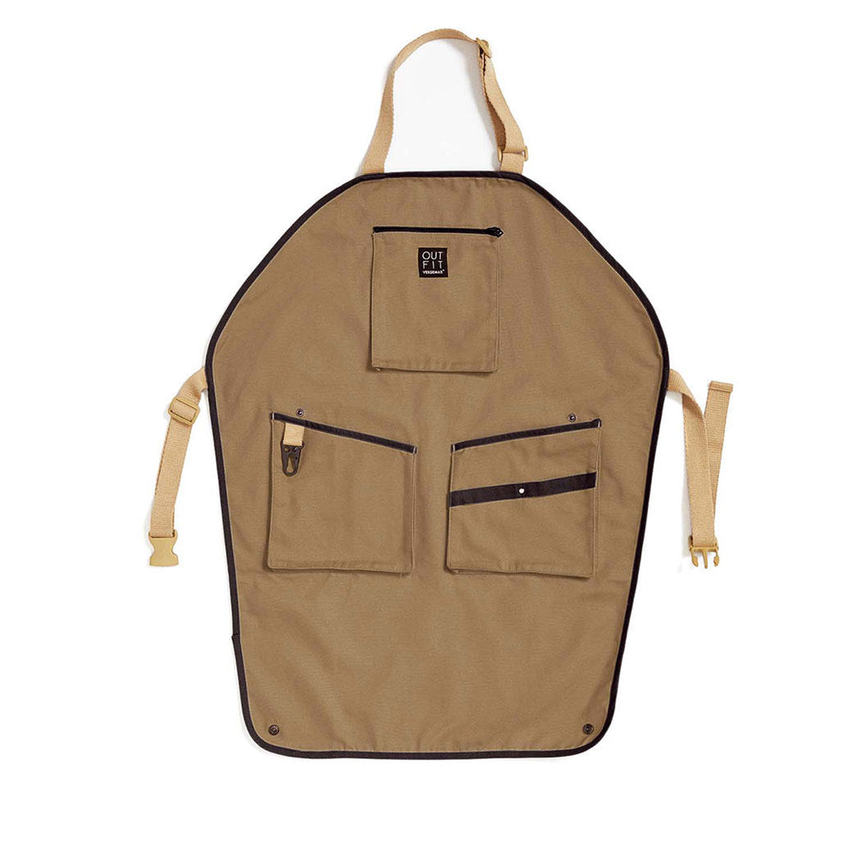 Tablier de jardin long beige Viburno Verdemax Taille unique