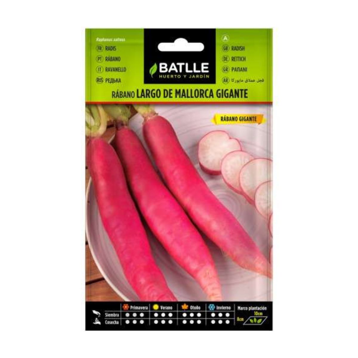 Graines de radis long géant de Majorque Batlle