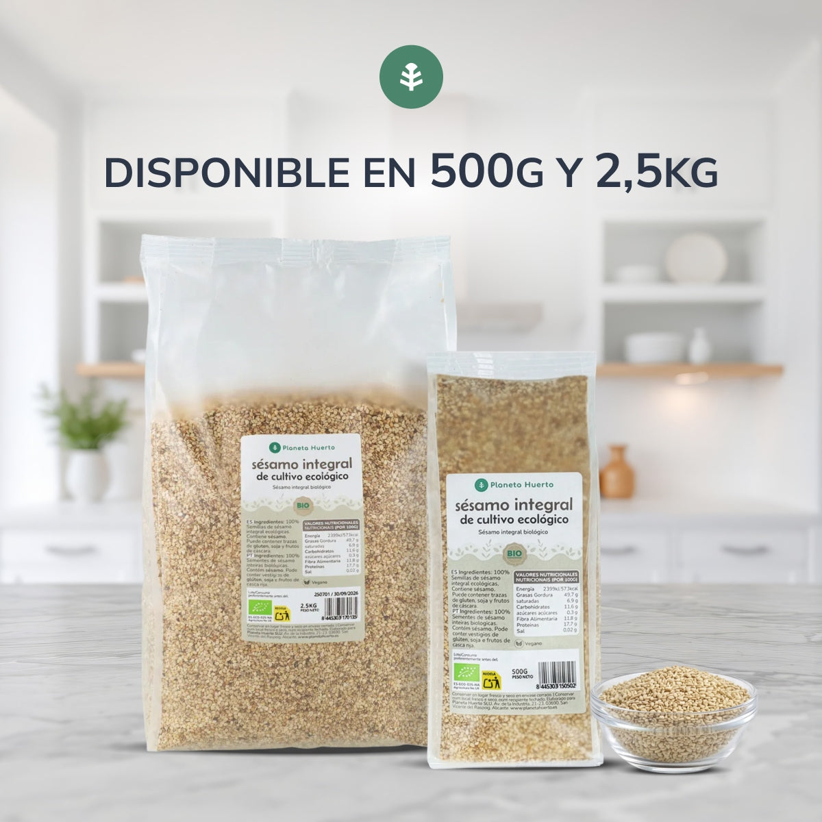 Sesam Vollkorn ECO Planet Garden 2,5 kg