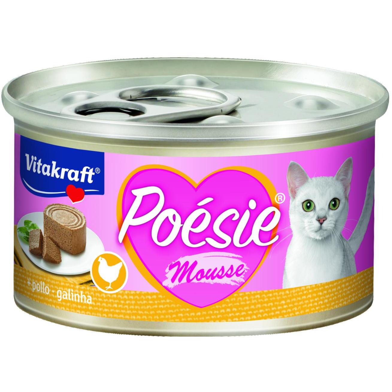 Vitakraft Dose Poésie Hühnermousse 85 g Nassfutter für Katzen