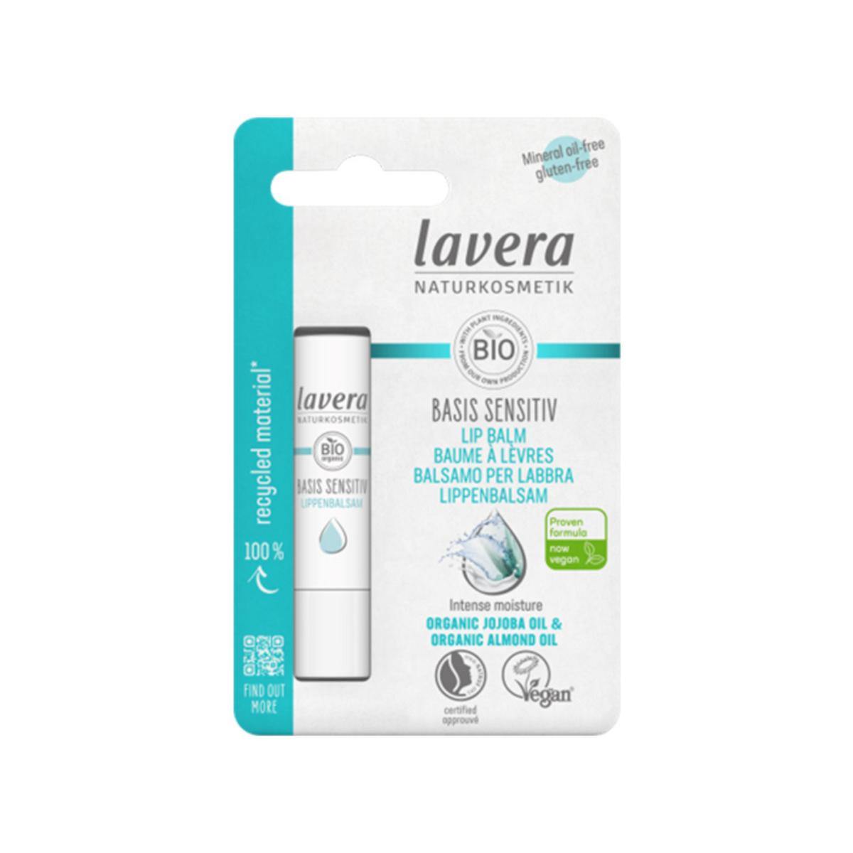 Baume à lèvres Basis Sensitiv BIO, Lavera 4,5 ml