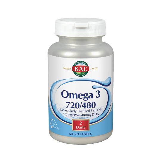 Omega 3 720/480 Kal, 60 capsules