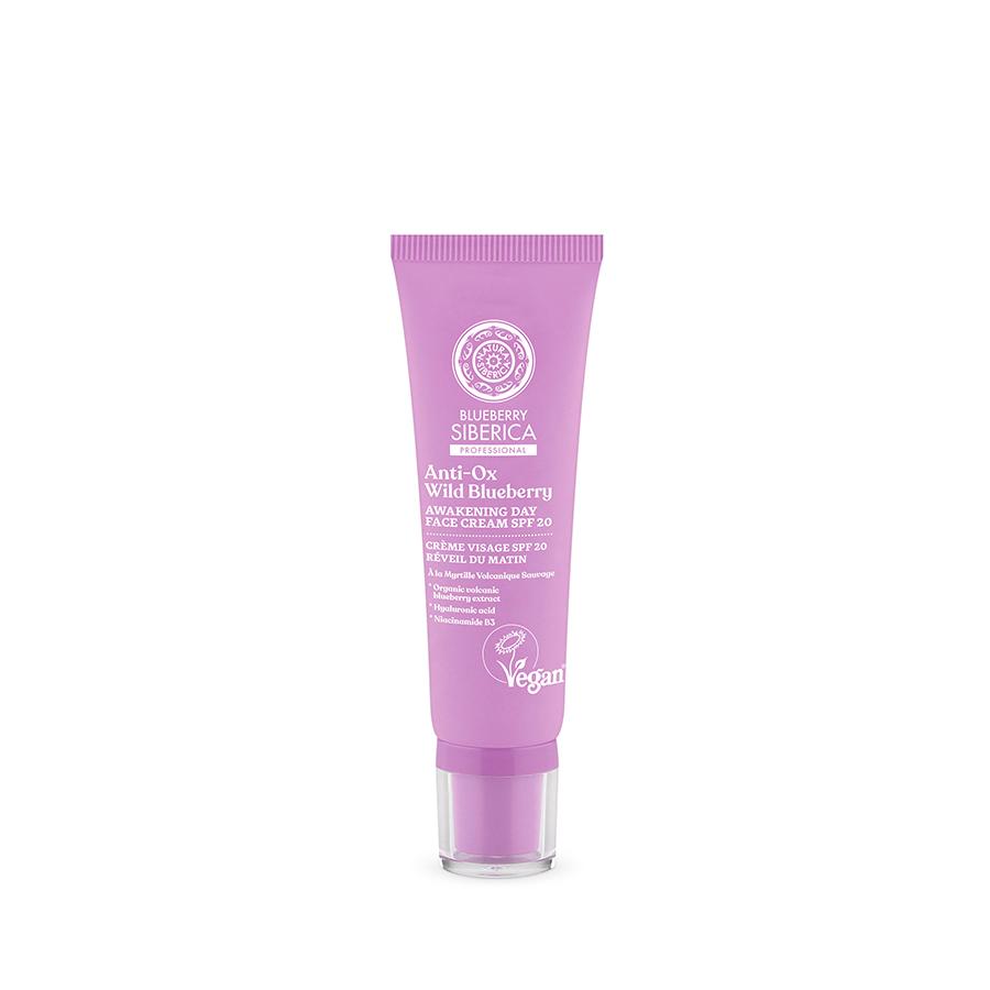 Crème de jour visage revitalisante SPF20 BlueBerry Natura Siberica 50 ml