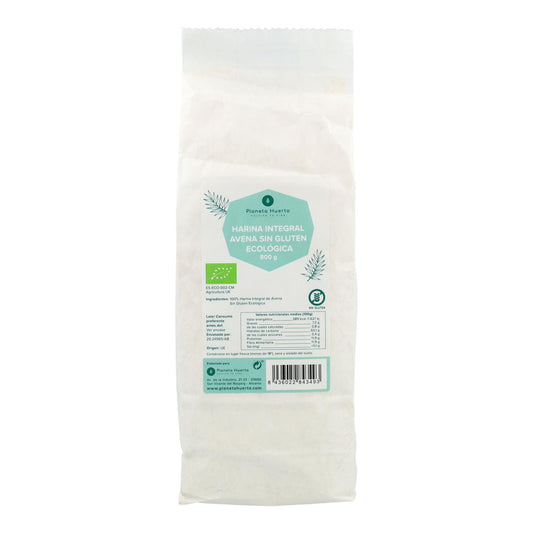 Płatki owsiane pełnoziarniste bezglutenowe Eco Planeta Huerto 800 g