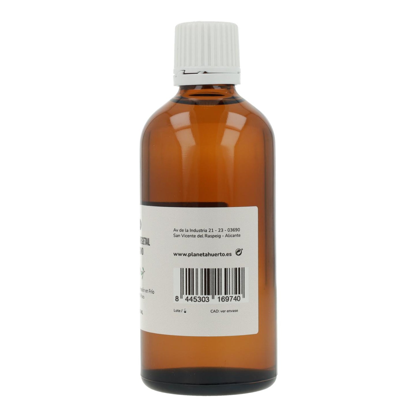Organiczny olej rycynowy tłoczony na zimno Planeta Huerto 100 ml