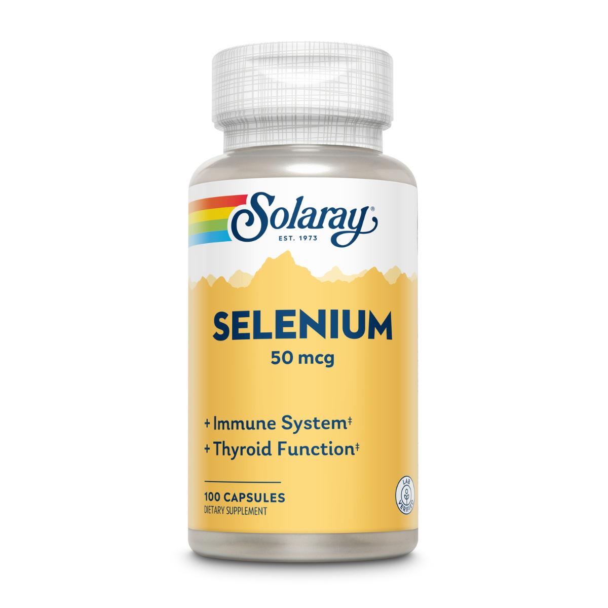 Selenio 50 mcg Solaray 100 capsule