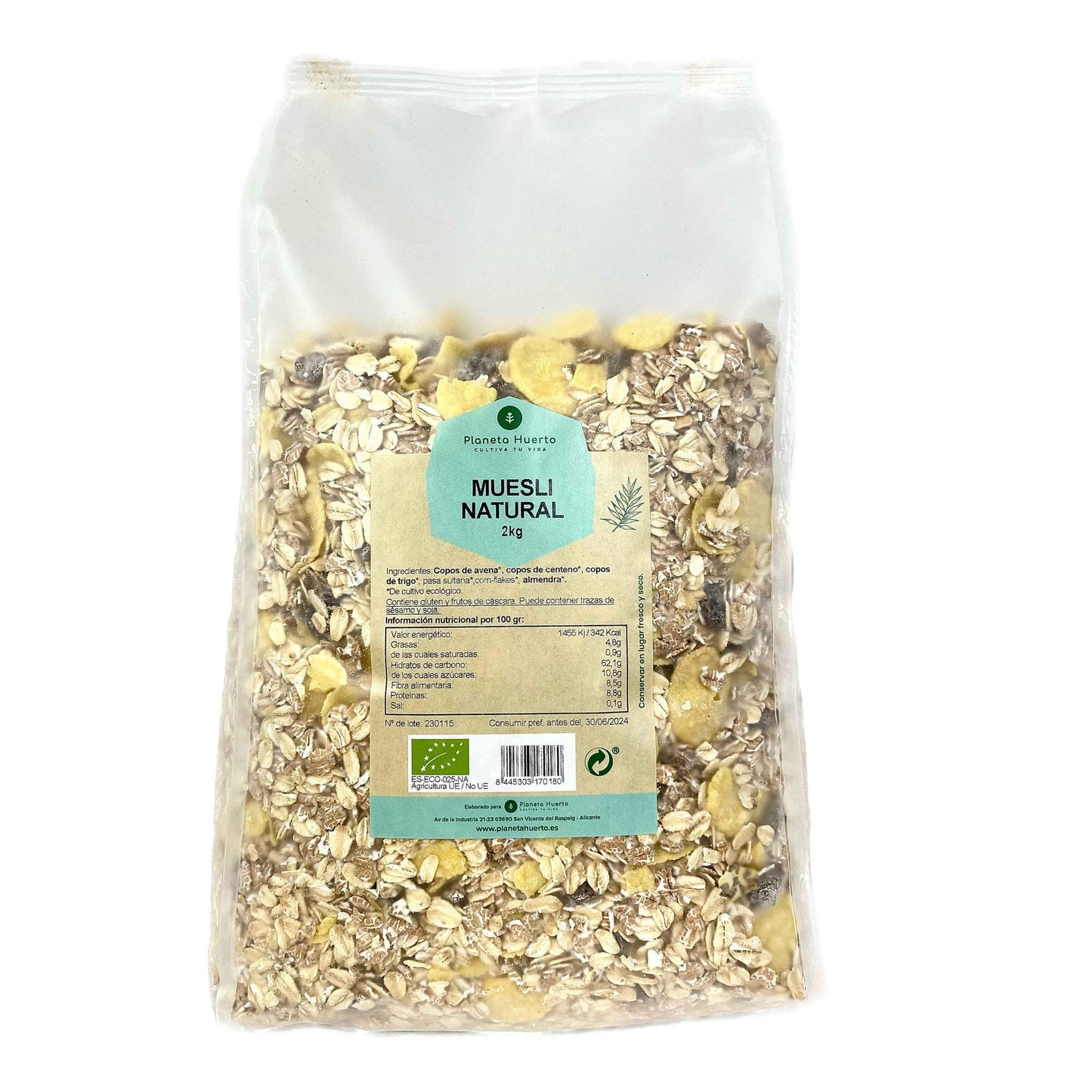 Müsli Natur ECO Planeta Huerto 2 kg