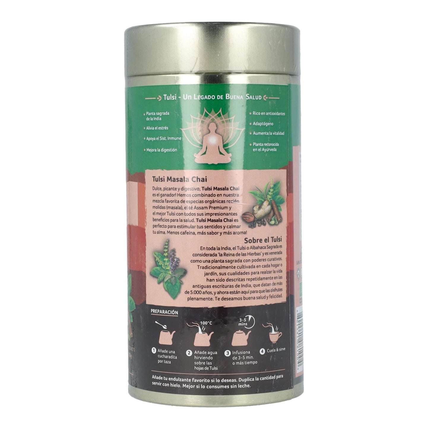 Tulsi et Masala Chai Organic India 100 g