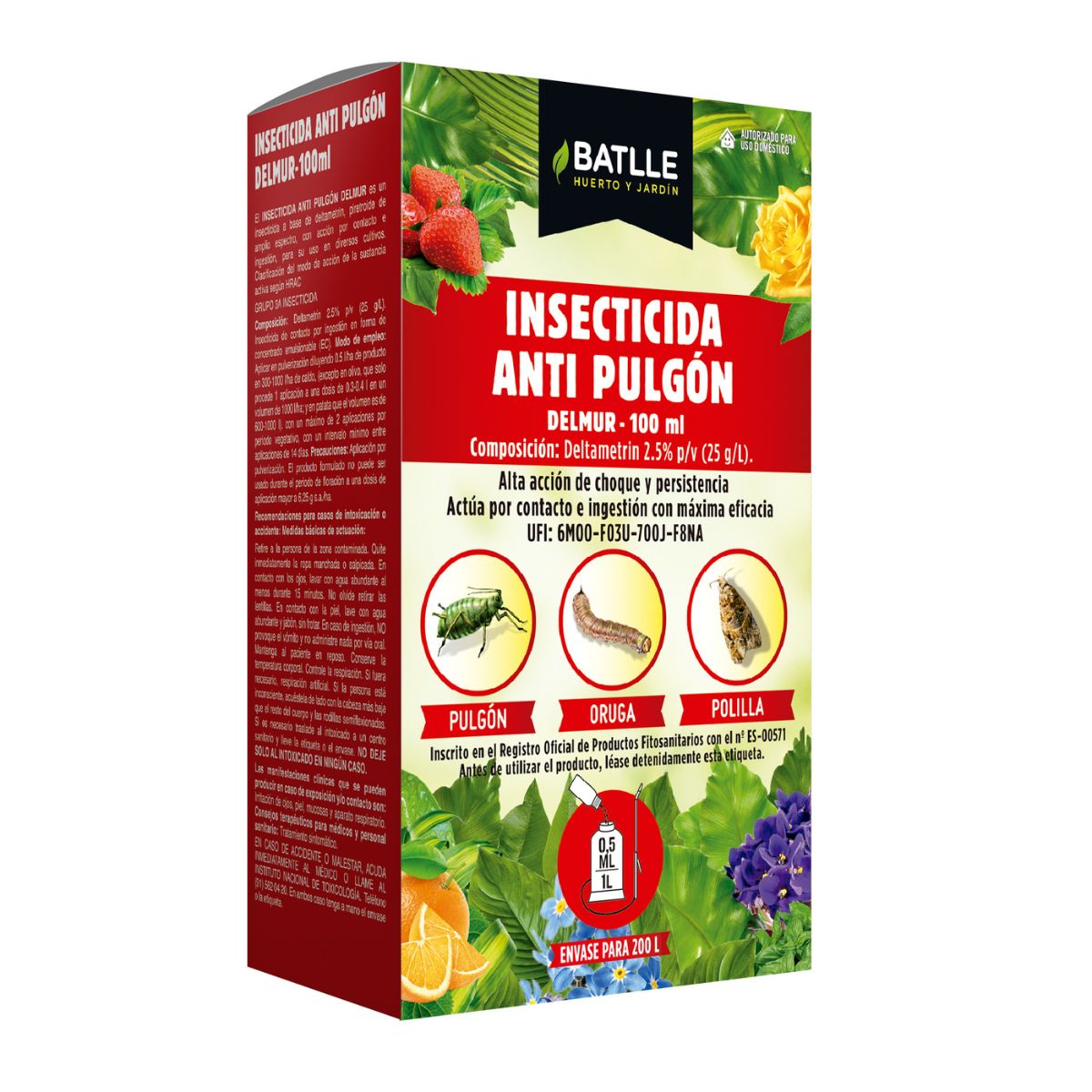 Insetticida concentrato anti afidi Batlle 100 ml