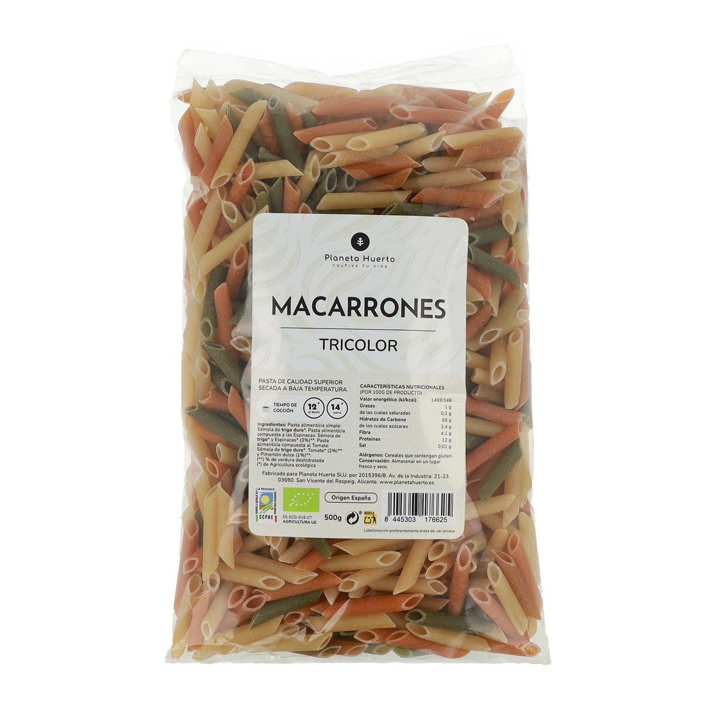 Dreifarbige Makronen ECO Planeta Huerto 500g