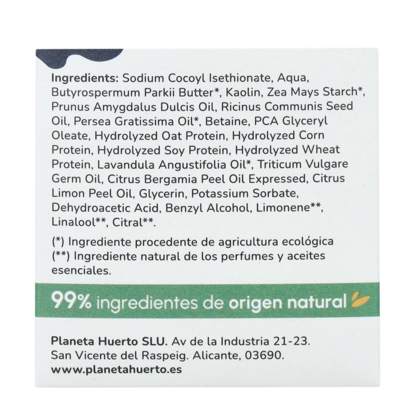 Curly Method Vaste Shampoo met Gehydrolyseerd Eiwit Planeta Huerto 85 g