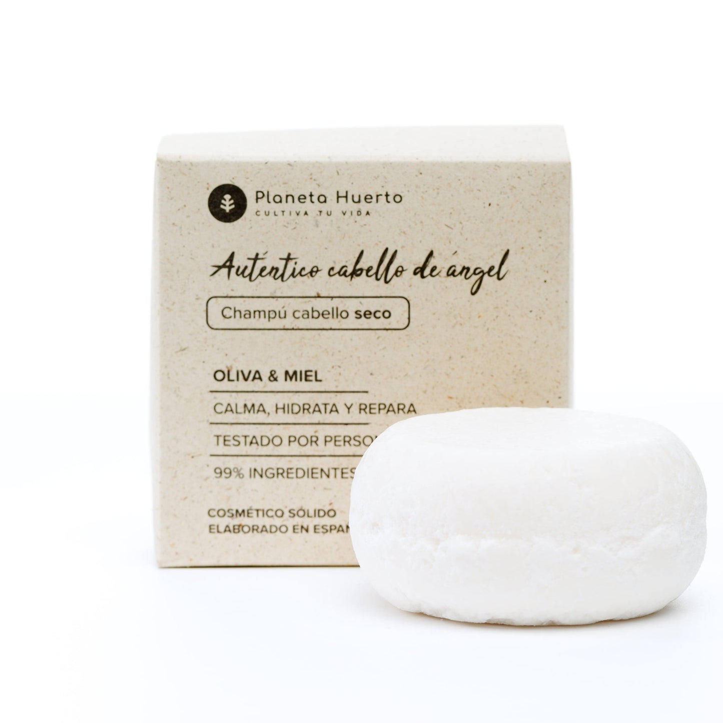 Planeta Huerto Olive & Honey Moisturising Solid Shampoo 85 gr