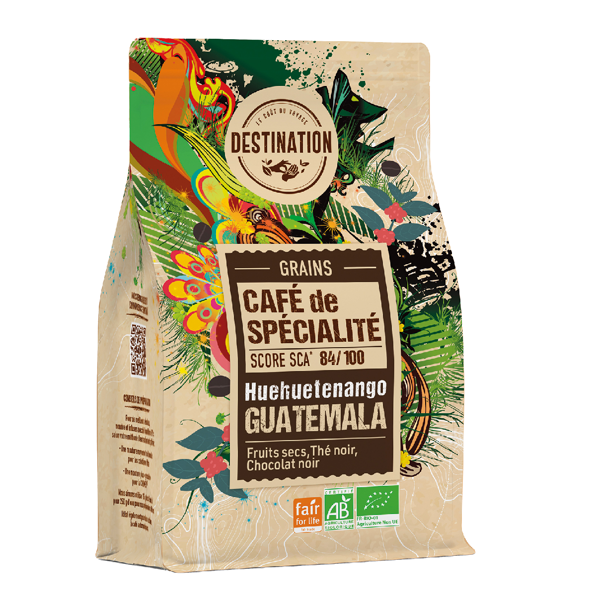 Bio-Kaffeebohnen Guatemala Destination 180 g