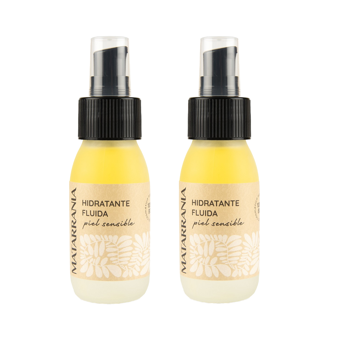 2-pack fuktighetskräm för känslig hud 100 % ekologisk Matarrania 60 ml