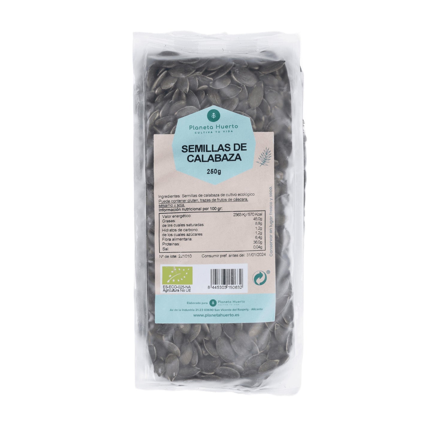 ECO Pestki dyni Planeta Huerto 250 g