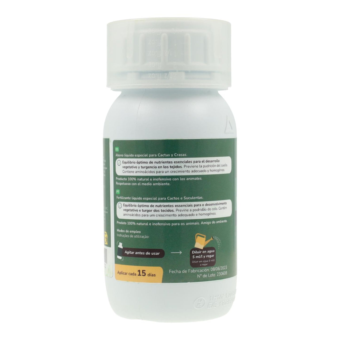 Concime liquido per cactus Planeta Huerto 250 ml