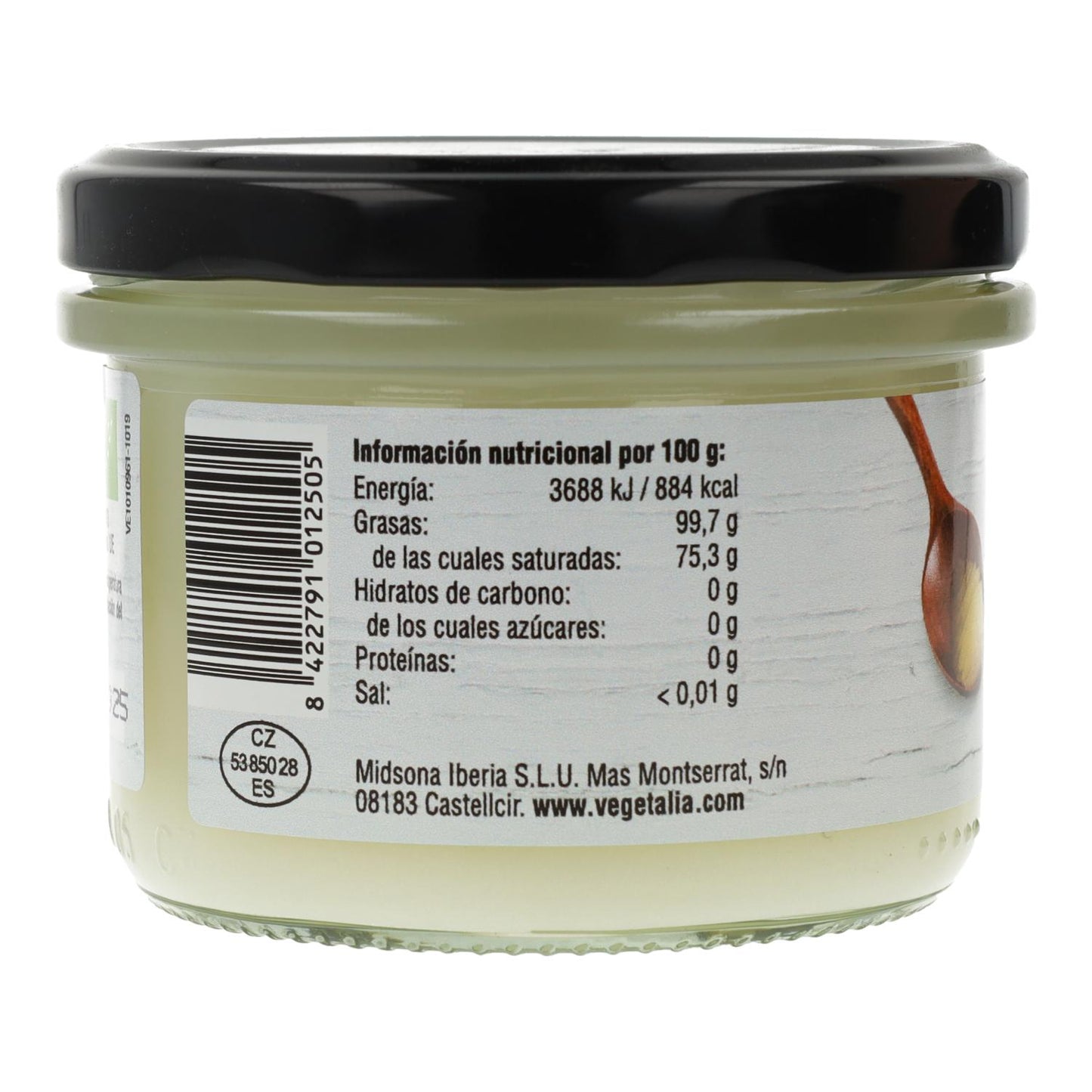 Ghee Bio z koziego mleka Masło klarowane Vegetalia 220 ml