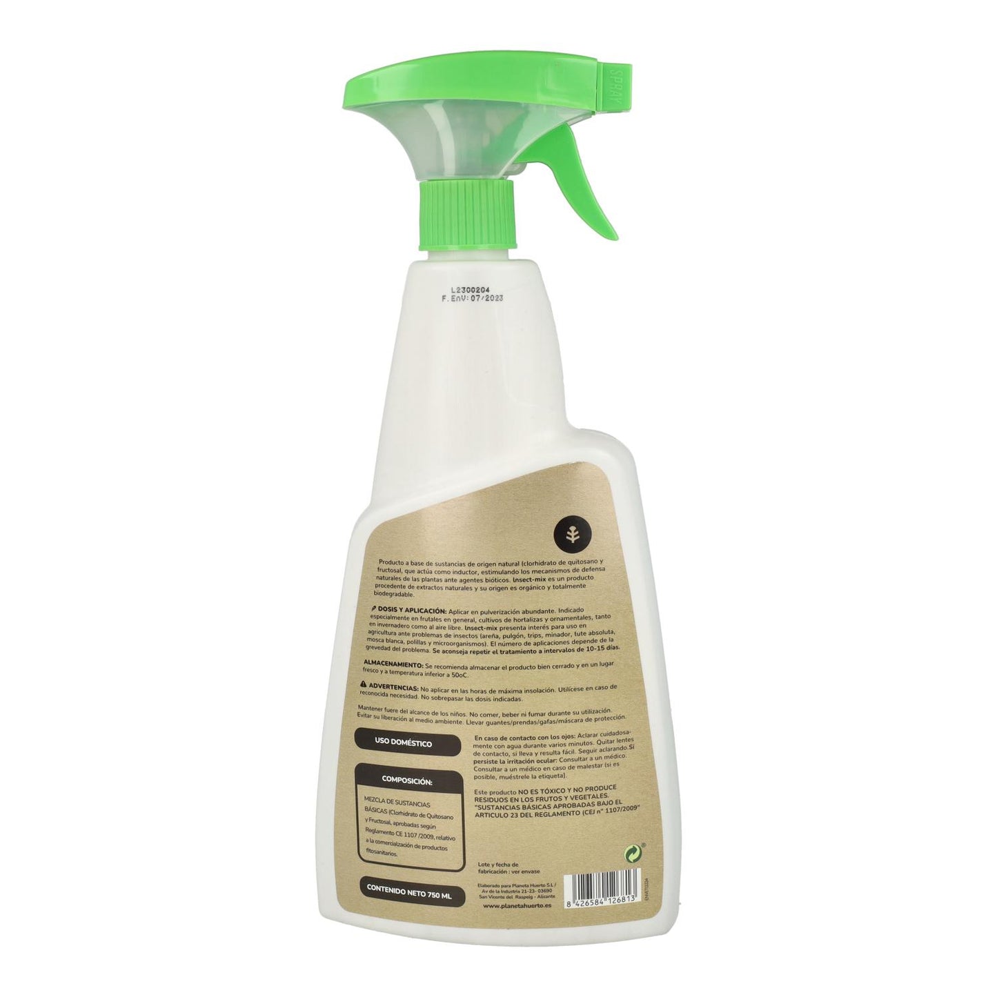 Bio-Insecticide prêt à l'emploi Planeta Huerto 750 ml