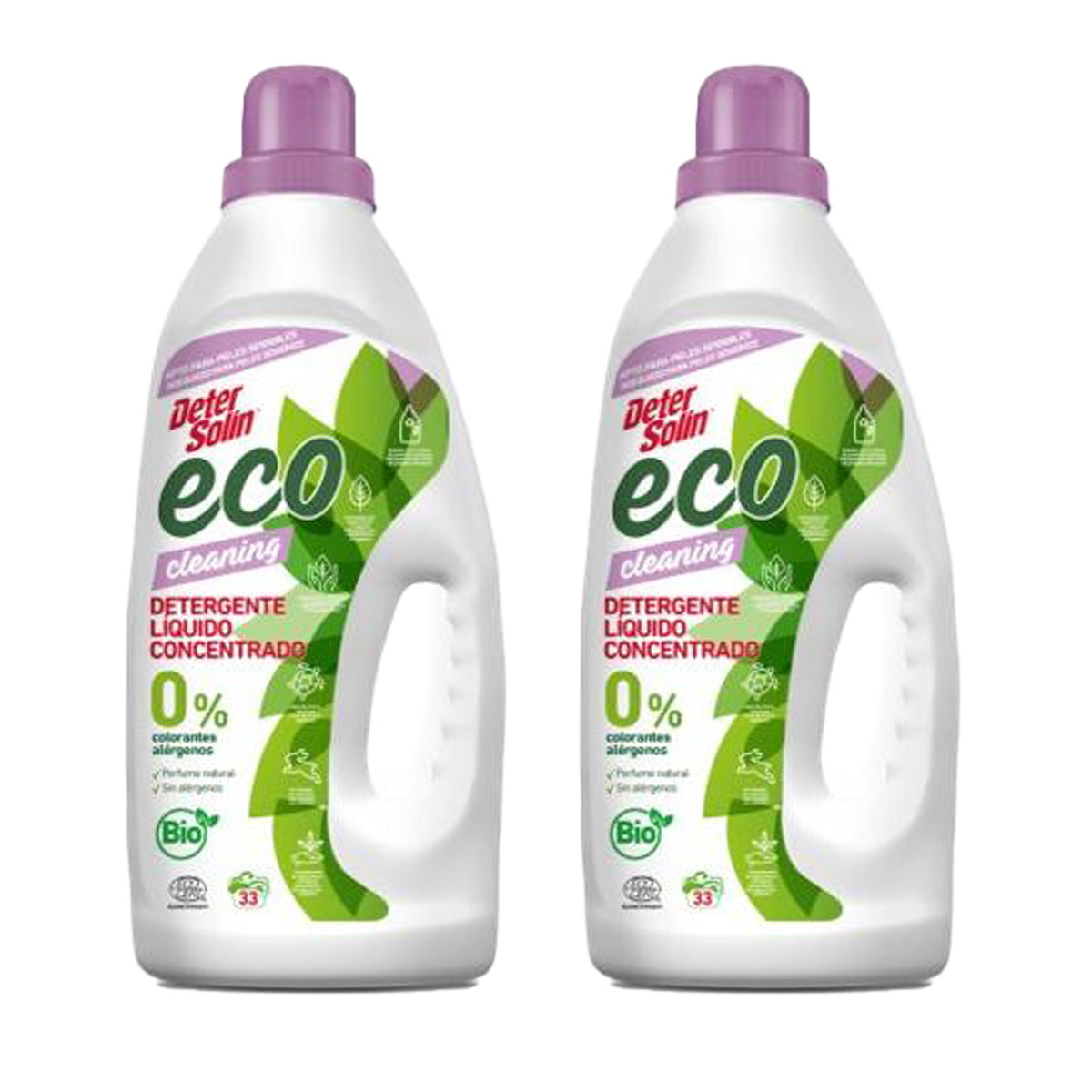 Pack of 2 Detersolin Mimidu ECO 33D concentrated liquid detergent