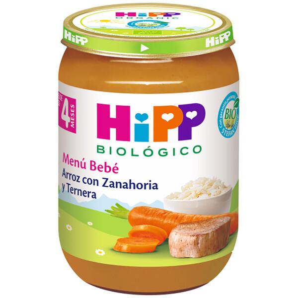 Vasetto di riso con carote e manzo biologico più 4 mesi HiPP 190 g
