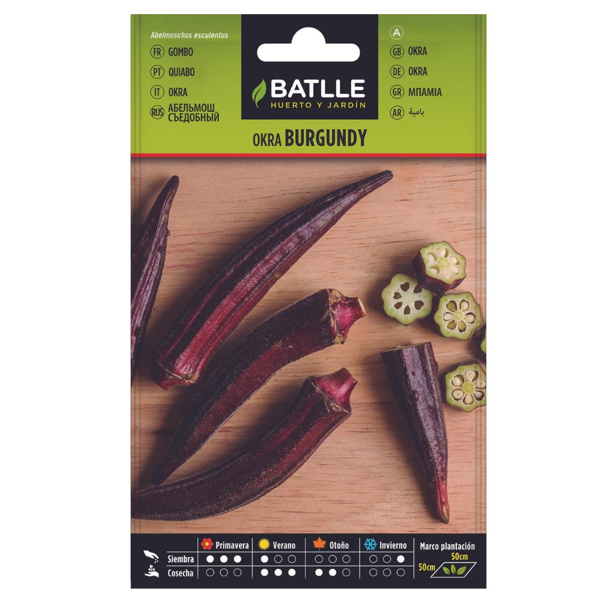 Okra-Samen Burgundy Batlle