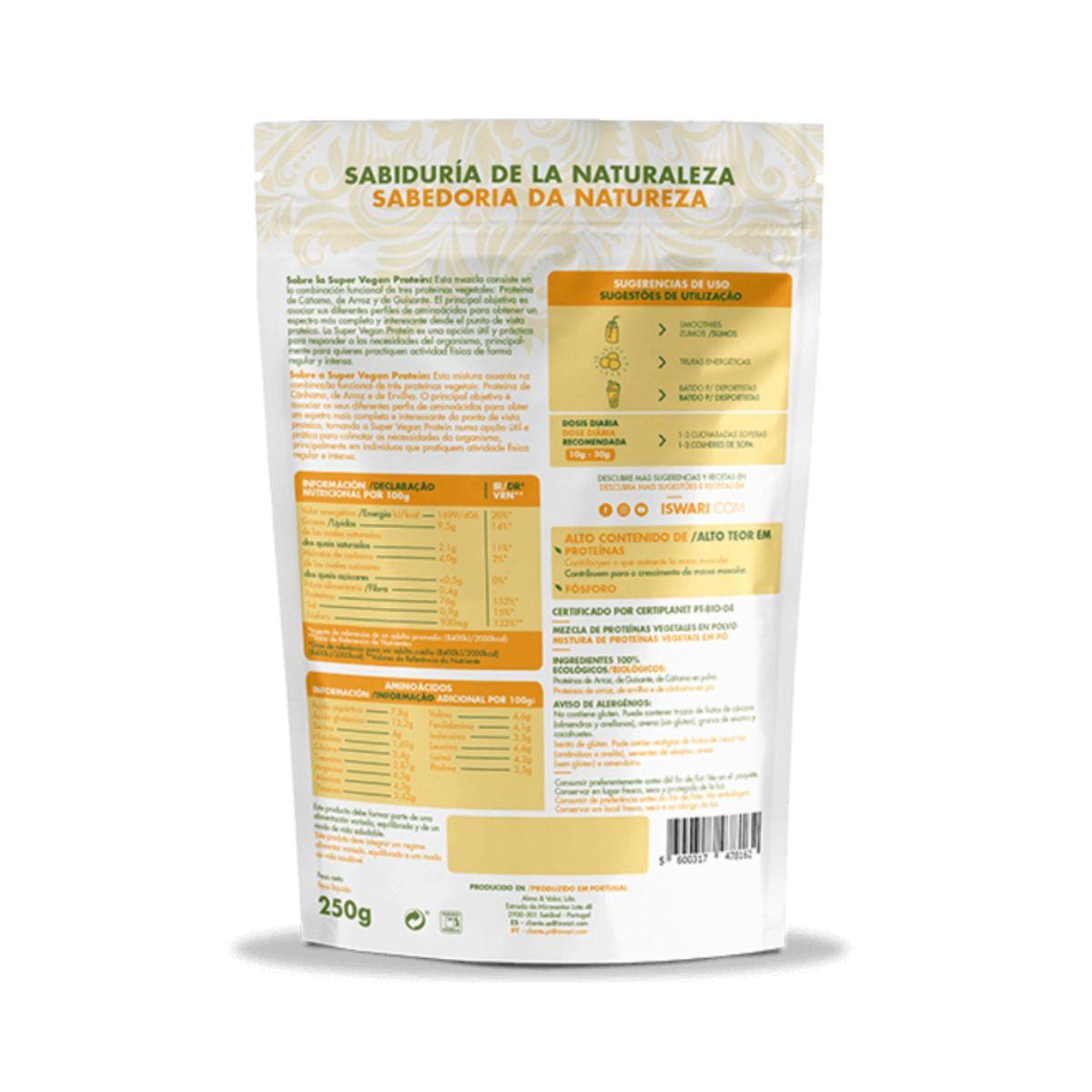 Iswari Super Vegan Protein, 250 g
