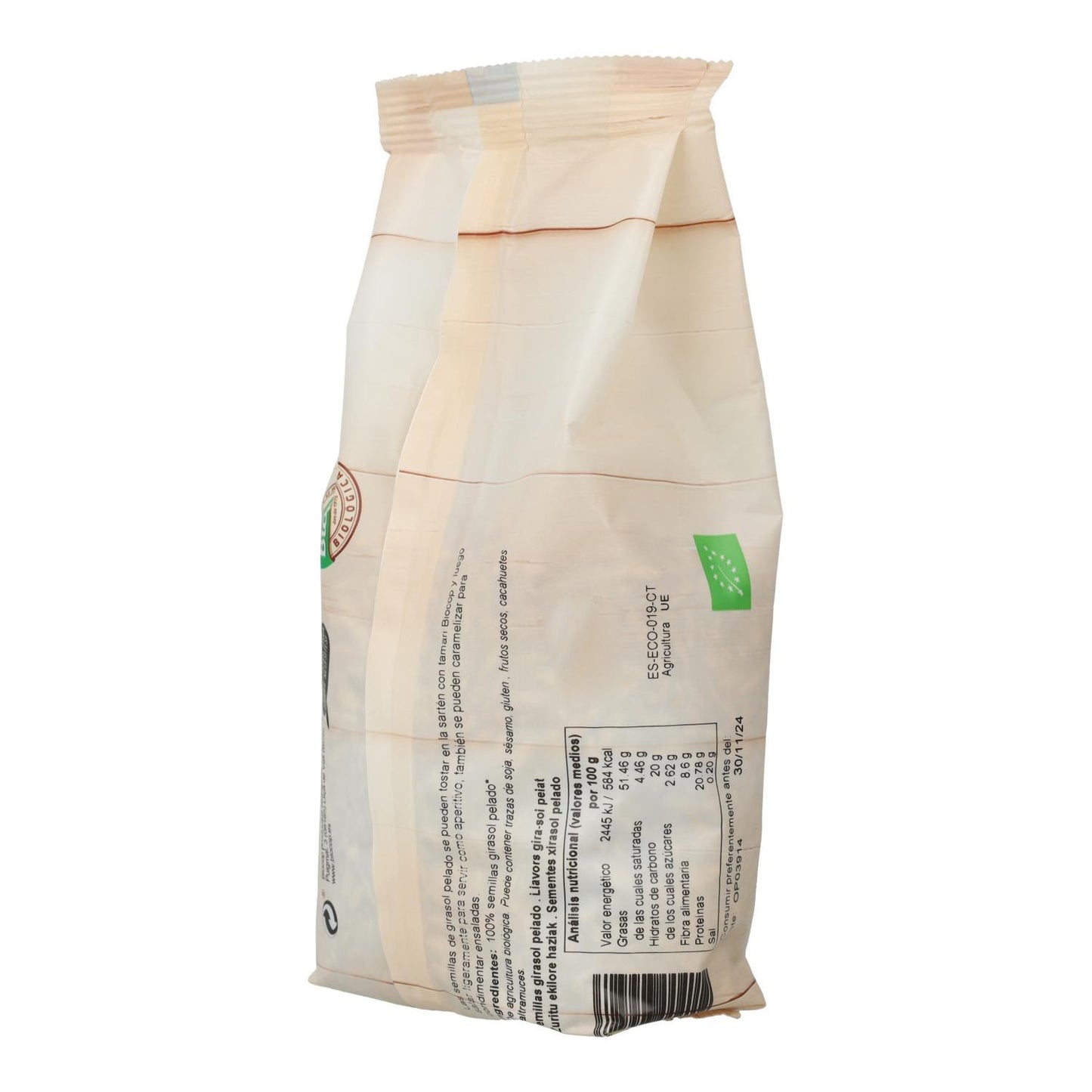 Łuskane nasiona słonecznika BIO, Biocop, 500 g