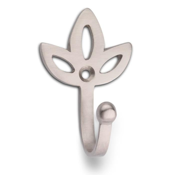 Messing kleerhanger tulp, satijnmessing