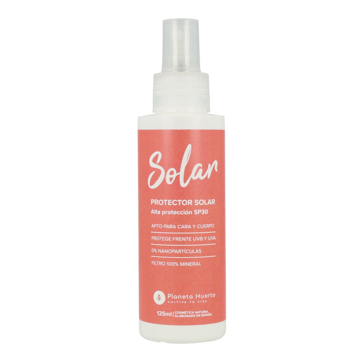 100% mineral sunscreen SPF 30 Planeta Huerto 125 ml