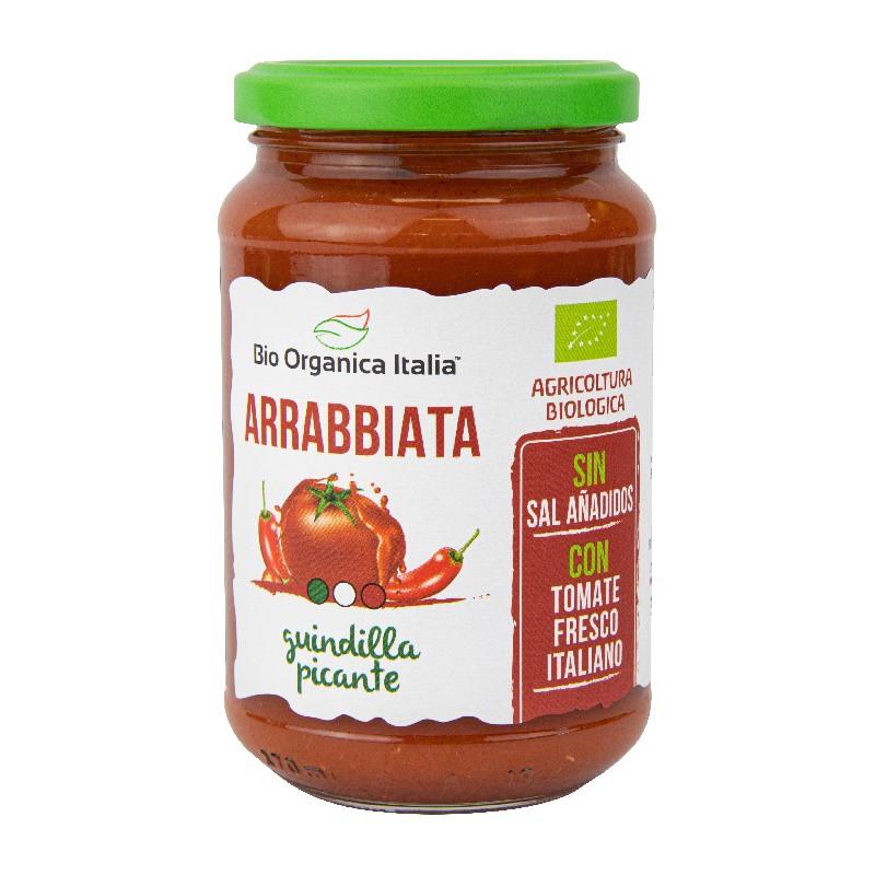 Würzige Arrabiata-Tomatensauce Bio Organica Italia 325 ml