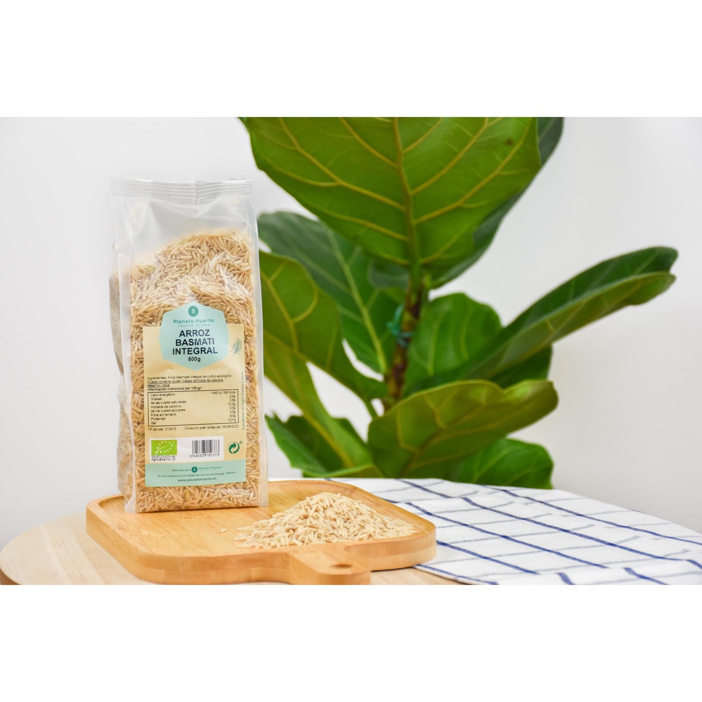 Riso Basmati integrale ECO Planeta Huerto 500 g