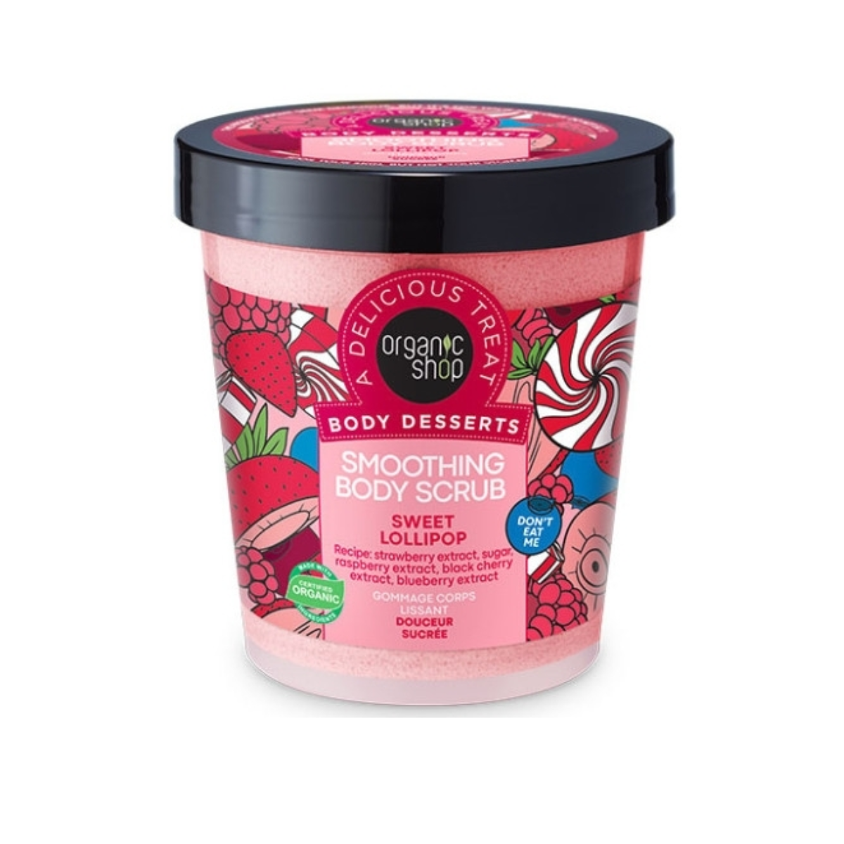 Körperpeeling Lutscher Organic Shop 450 ml