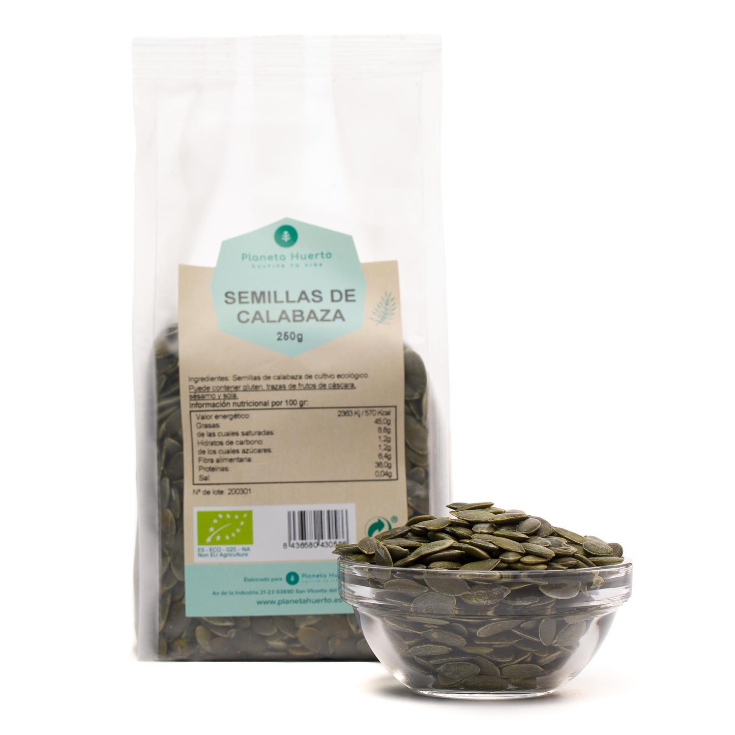 ECO Pestki dyni Planeta Huerto 250 g