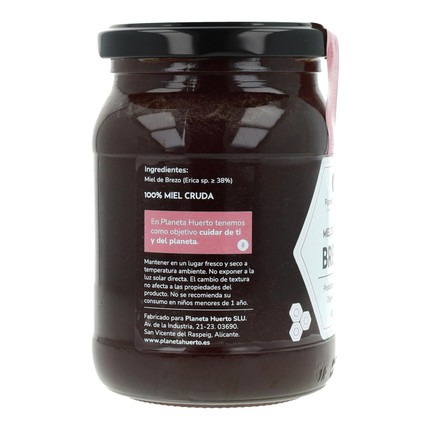 Raw Heather Honey Planeta Huerto 500 g