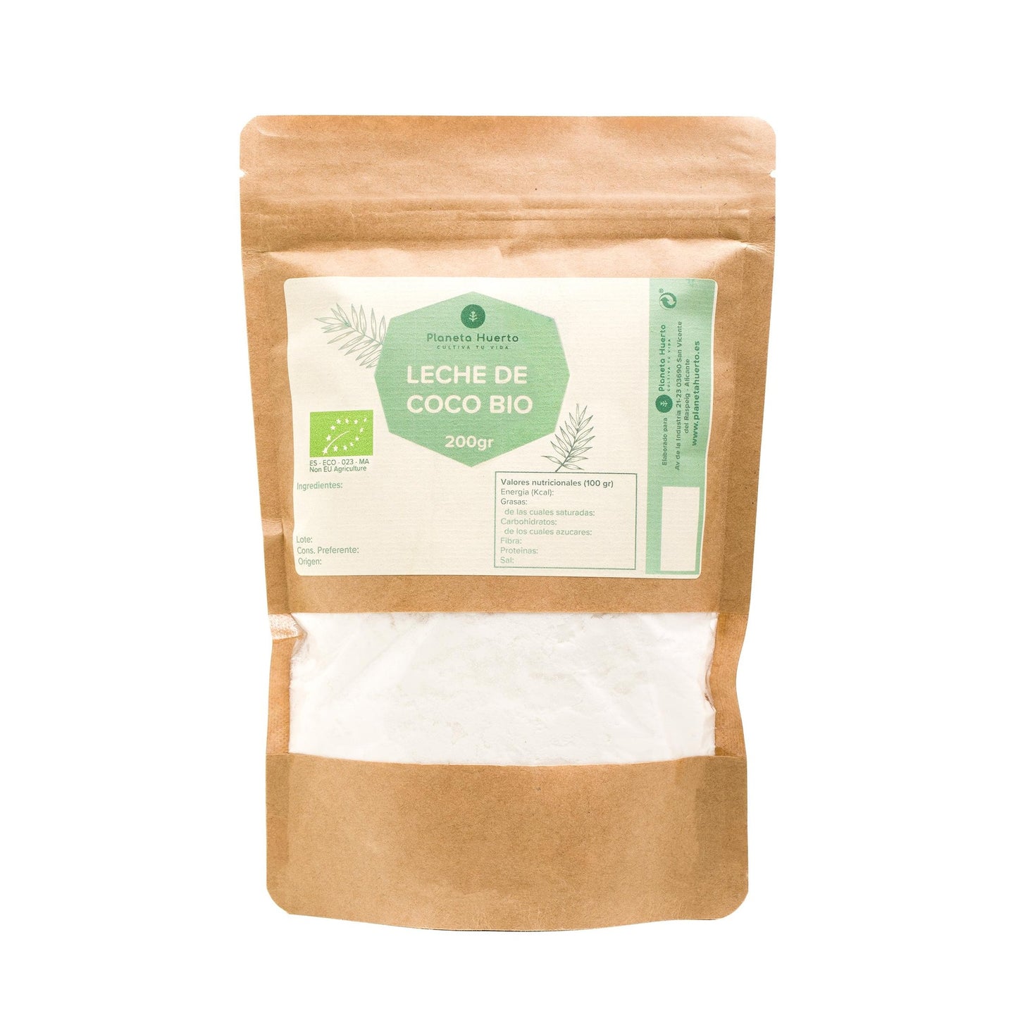 Napój kokosowy w proszku ECO Planeta Huerto 200 g