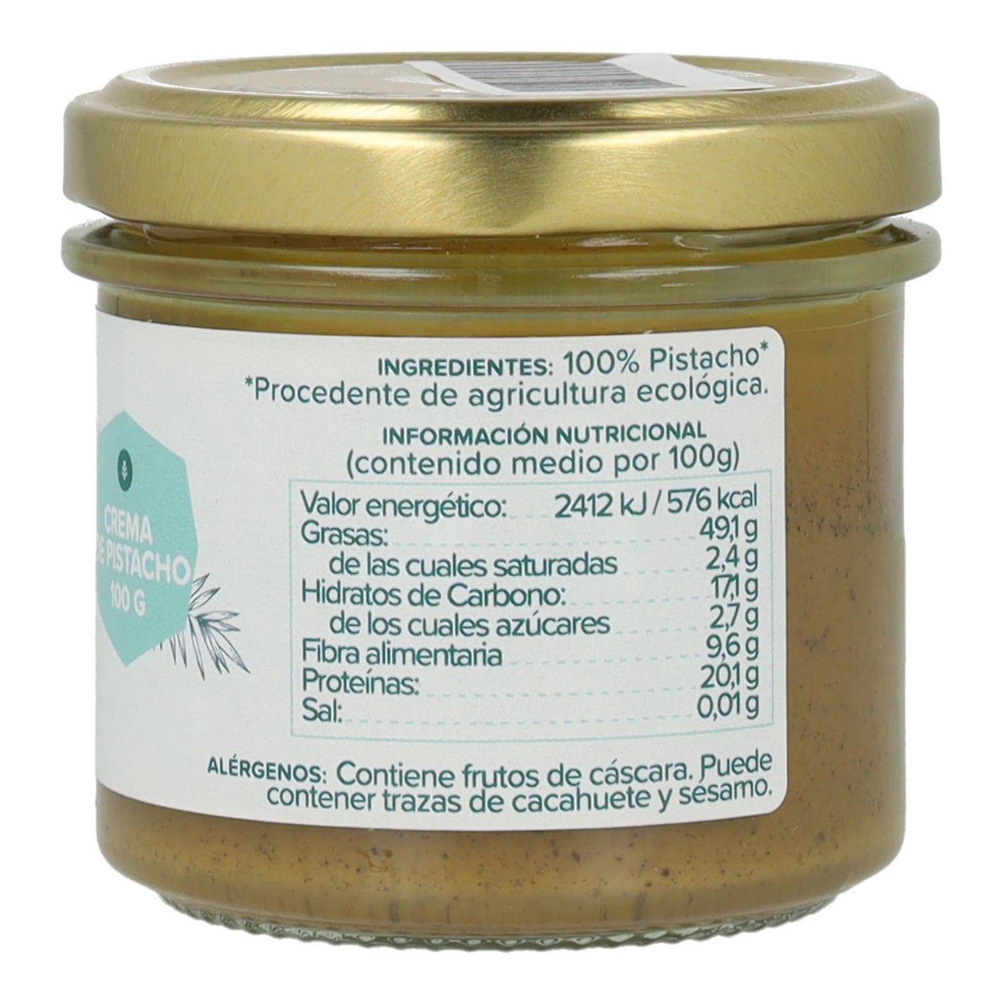 100% ECO Crema di pistacchio Planeta Huerto 100 g