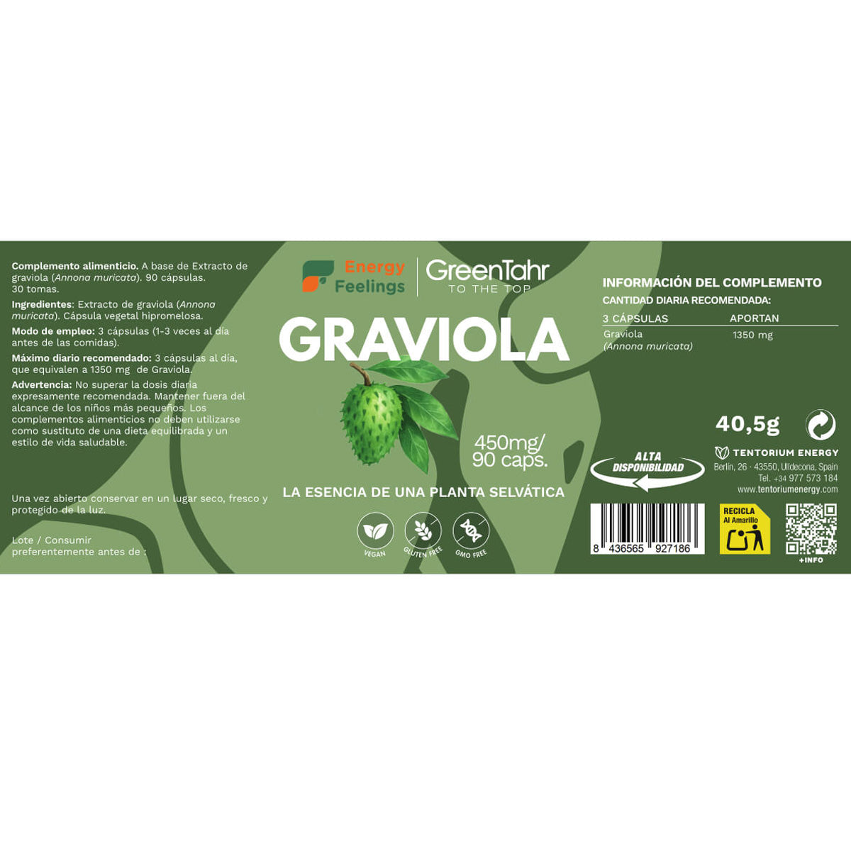 Graviola Energy Feelings 90 capsules