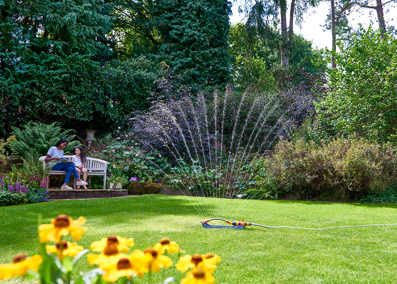 Arroseur rectangulaire Pro XL 350 m² Hozelock