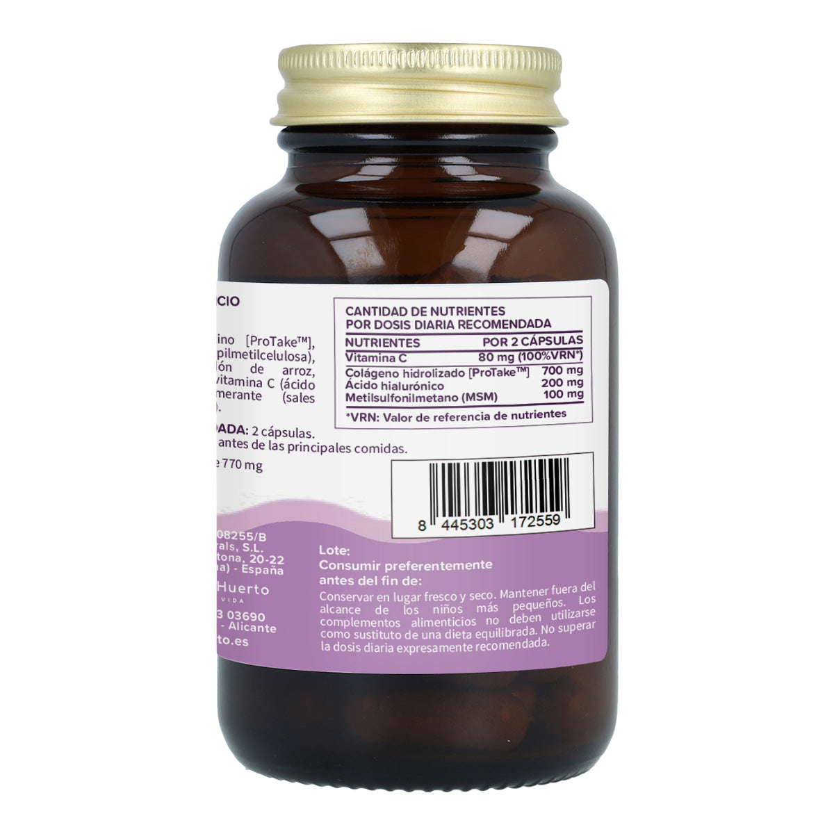 Hyaluronic Acid Planeta Huerto 60 caps