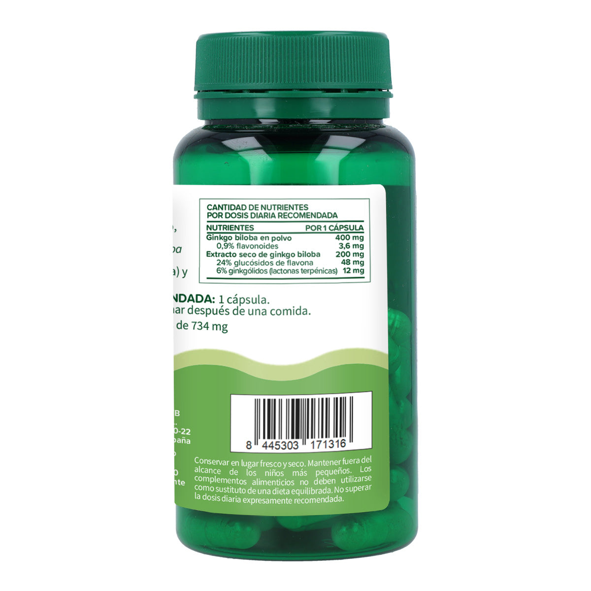 Ginkgo biloba Planet Orchard 60 capsules