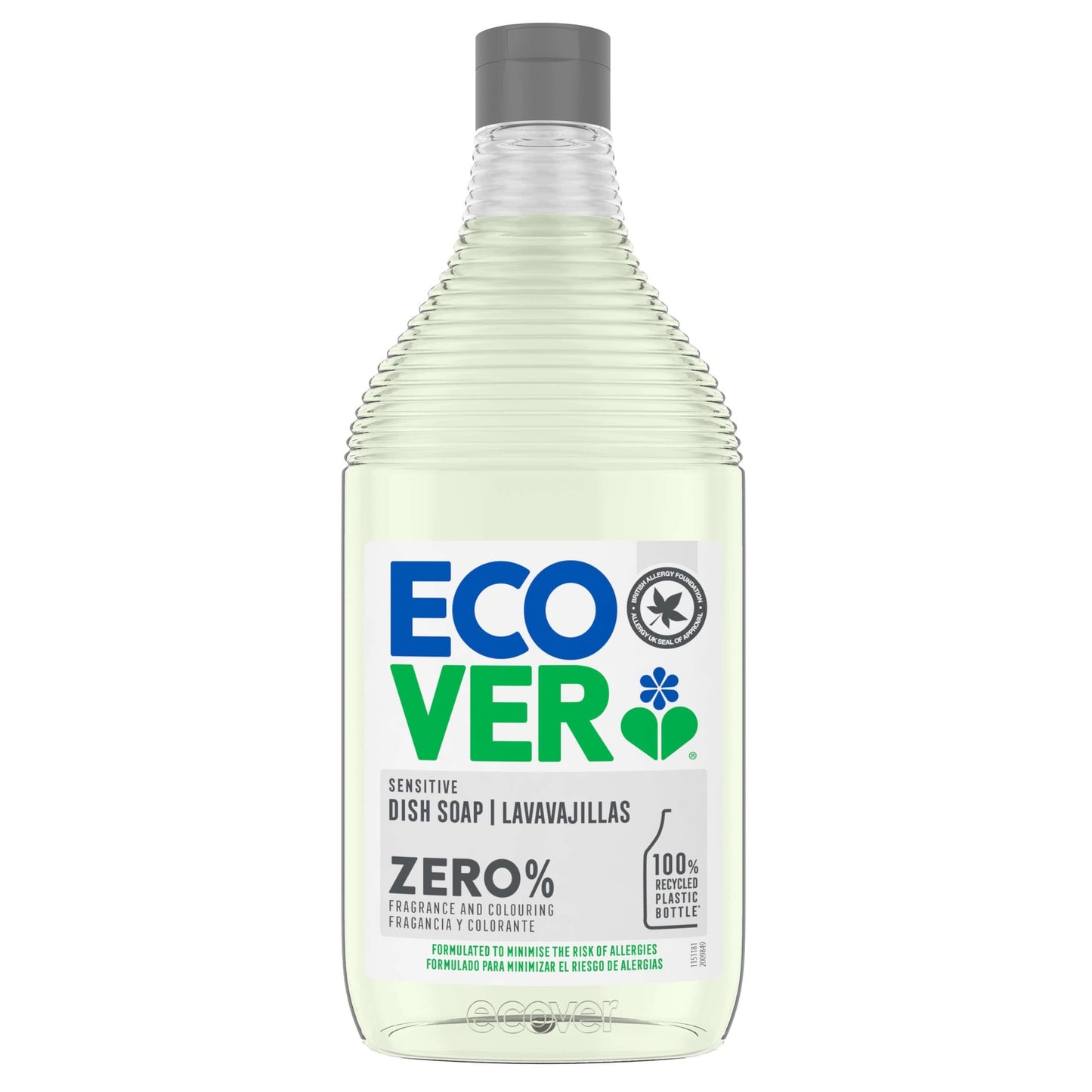 Detergente liquido per lavastoviglie Zero % Ecover 450 ml