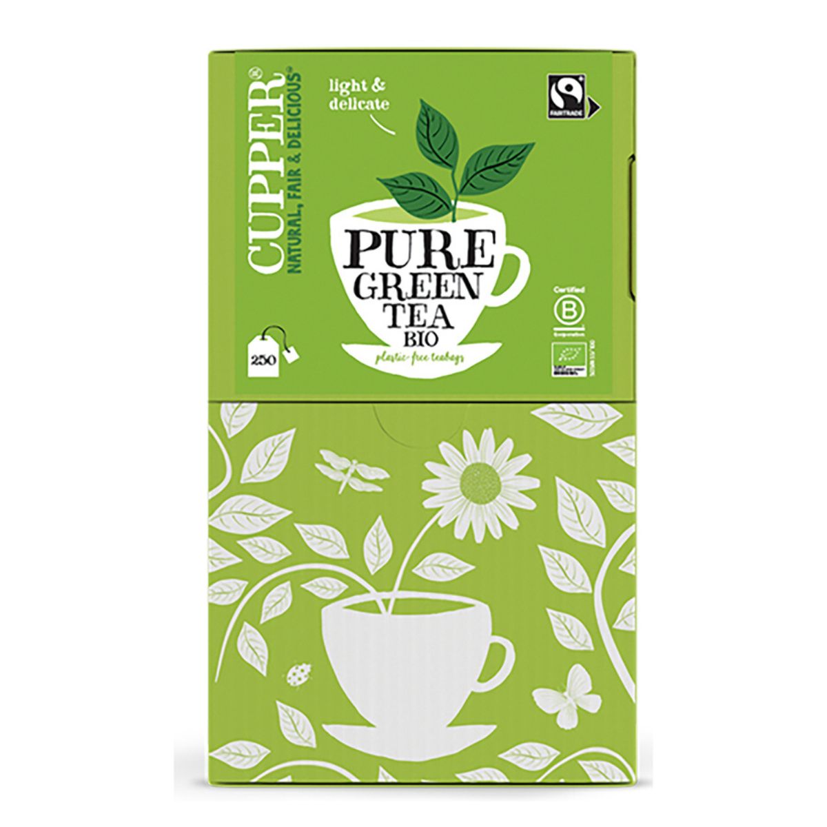 Biologische groene thee Cupper 250 zakjes